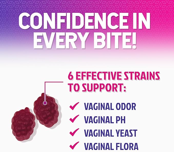 Nature's Nutrition Probiotics for Women Gummies with Cranberry - 6 Premium Strains for PH Balance Digestive Health Vaginal &amp Immune Support Women's Probiotic Gummy for Feminine Health - 120 Gum