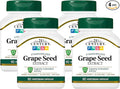 21st Century Grape Seed Extract Veg Capsules 60 Count (21378) (Pack of 4)