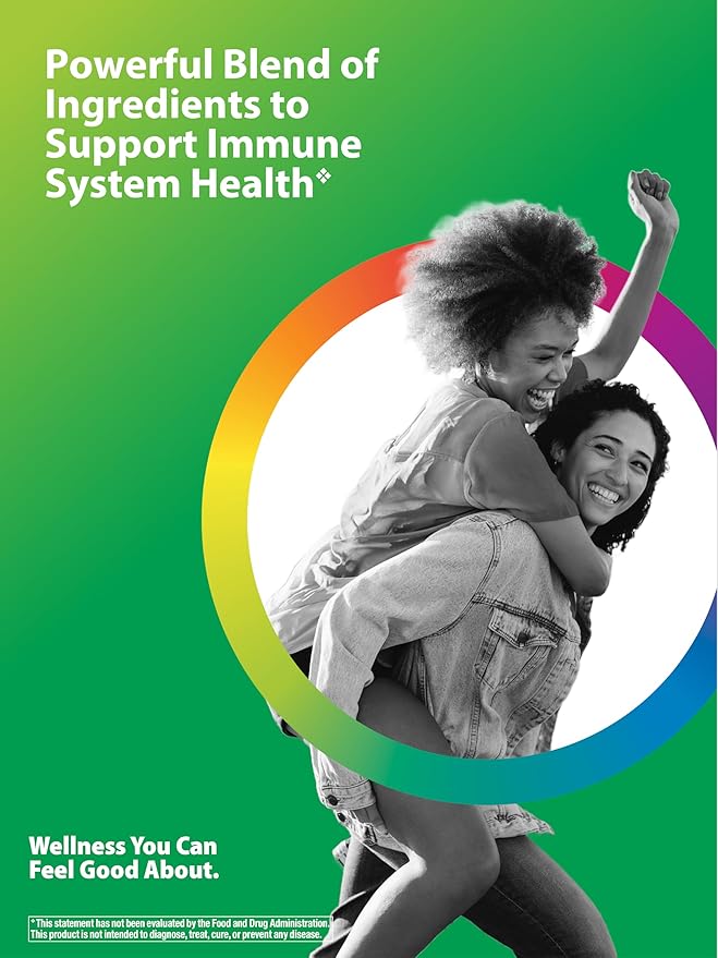 Rainbow Light Counter Attack Immune Support Booster Supplement for Adults | 90 Tablets | with Vitamin C Zinc Immune Guard &amp More