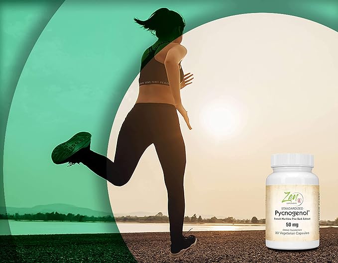 French Marine Pine Bark Antioxidant 50mg - Pycnogenol 30 Vegcaps by Zen Supplements
