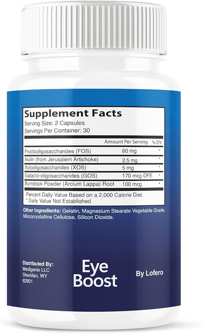 (3 Pack) Eye Boost Capsules EyeBoost Premium Eye &amp Vision Formula Advanced All-Natural Vitamin Supplement Pills for Eye Visual Sight - Overall Wellness Support Made in USA (180 ct)