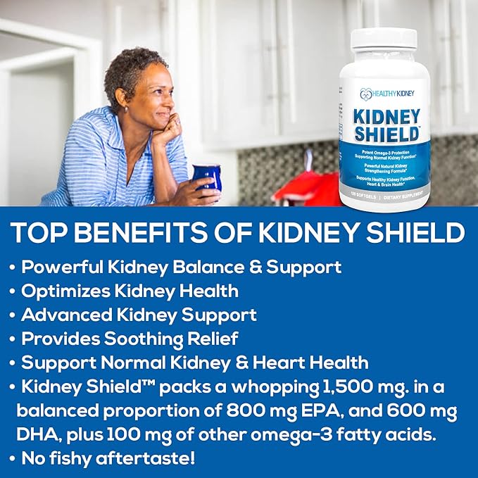 Kidney Restore &amp Kidney Shield 2-Pack Bundle for Kidney Cleanse Support Kidney Function Renal Health and More
