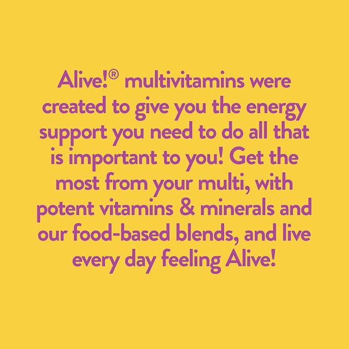 Nature’s Way Alive! Women’s 50+ Complete Multivitamin High Potency B-Vitamins 50 Tablets