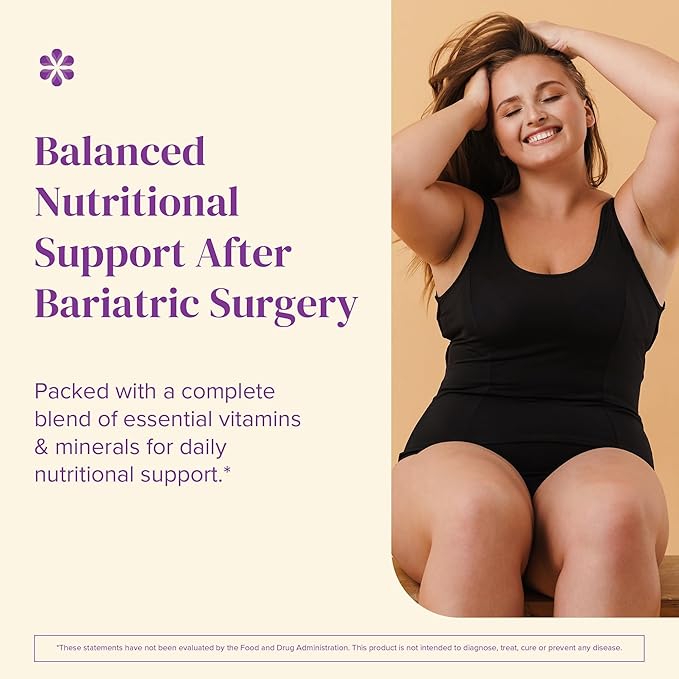 BariMelts Multivitamin - 60 Fast-Dissolving Tablets (1-Month Supply) - Sugar-Free Bariatric Multivitamin for Women Natural Fruit Flavor