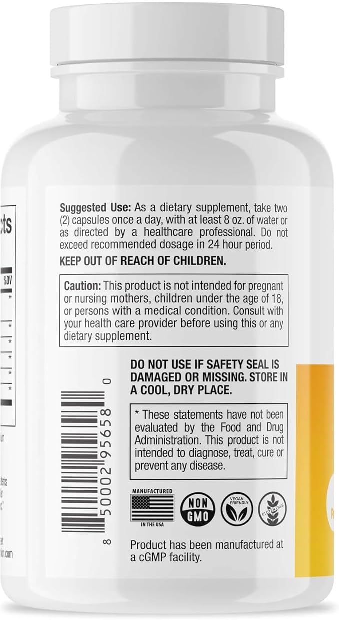 DR. EMIL NUTRITION Total Gut Health Complex - Prebiotic + Probiotic + Postbiotic Gut Health Supplements for Women and Men - Probiotics for Digestive Health &amp Gut Health 120 Capsules