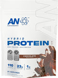 an Performance Whey Protein Hybrid Powder | Whey &amp Milk Isolate | 23g Protein 1g Sugar | Gluten-Free Low Carb Low Fat | Workout Supplement for Men &amp Women | Vanilla | 25 Servings