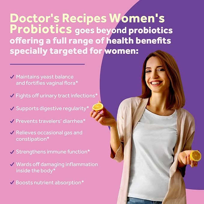 Doctor's Recipes Microflora &amp Hormone Balance Bundle - Vaginal Urinary Digestive Immune &amp Reproductive Health for Women