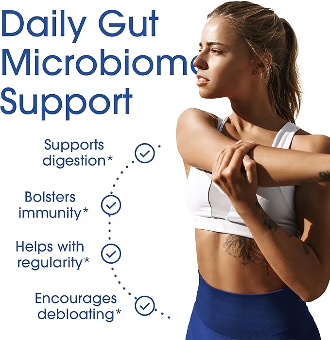 Nutrition Essentials Probiotics for Women and Men with Natural Lactase Enzyme &amp Prebiotic Fiber for Digestive Health - 80percent + Stronger Supplement for Gut Health Support - 6 Count of 60 Tablet