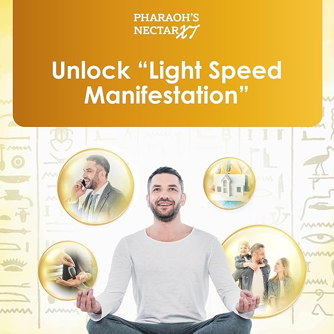 Ultra-Pure 99.9% Liquid Gold - 24K Monoatomic Gold Ormus - Third Eye Awakening Pineal Gland Decalcification Awaken DNA Unlock Light Speed Manifestation - Pharaoh's Nectar XT 2 Pack