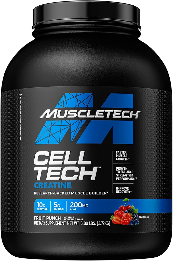 Muscletech Whey Protein Powder Phase8 Protein Powder | Whey &amp Casein Protein Powder Blend &amp Creatine Monohydrate Powder Cell-Tech Creatine Powder | Post Workout Recovery Drink