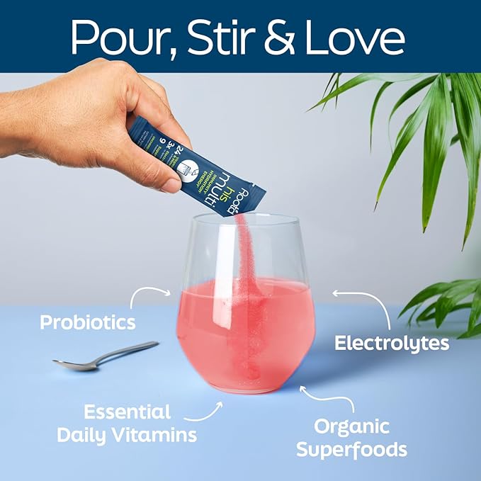 Root'd His &amp Her Multivitamin Powder Bundle with 3X Electrolytes