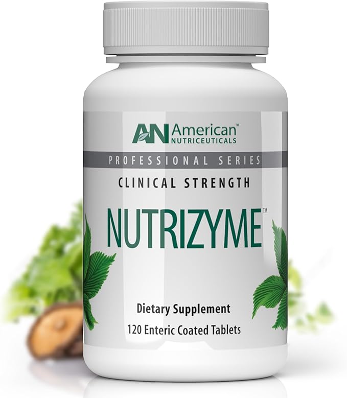 American Nutriceuticals – Nutrizyme – Professionally Formulated Proteolytic Enzyme Complex Tablets – Supports Immunity Circulation &amp Metabolic Balance - 120 Count (1 Pack)