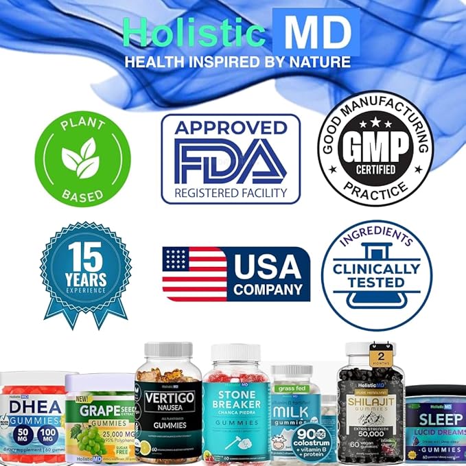 Grape Seed Extract Gummies | Grape Seed Oil 25000 mg 50x Original | &gt95% Polyphenols | #1 Grape Seed Gummies in USA | Sugar Free Vegan | Grape Flavor 60 ct