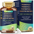 Totaria 5-in-1 60 Billion CFU Probiotic Prebiotic &amp Postbiotic for Women &amp Men w/Digestive Enzymes Slippery Elm Daily Complete Gut Health Digestive &amp Immune Support 4 Month Supply Ve
