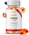 Vegan Fiber Gummies for Adults – 3g Prebiotic Fiber from Inulin per Serving – Natural Strawberry Peach &amp Blackberry Flavors – Non-GMO Gluten-Free Gelatin-Free – 30 Servings