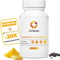 Turmeric Curcumin Supplement 60 Servings - Supports Joint Health | BioPerine Black Pepper Extract with 500mg Capsules Curcuminoids 475mg | Helps Liver Function Digestion &amp Better Absorption