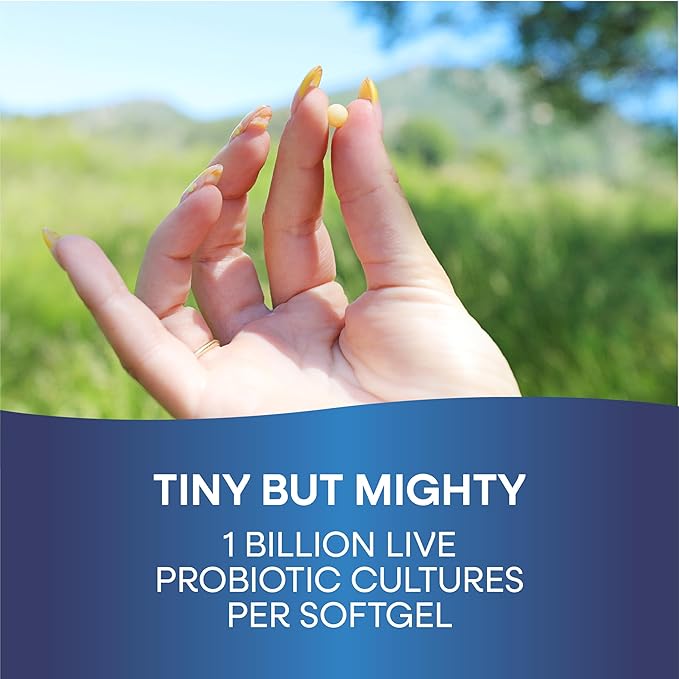 Nature's Way Probiotic Pearls Acidophilus Supports Digestive Balance &amp Gut Health Reduce Occasional Constipation and Bloating* 1 Billion Cultures 90 Softgels