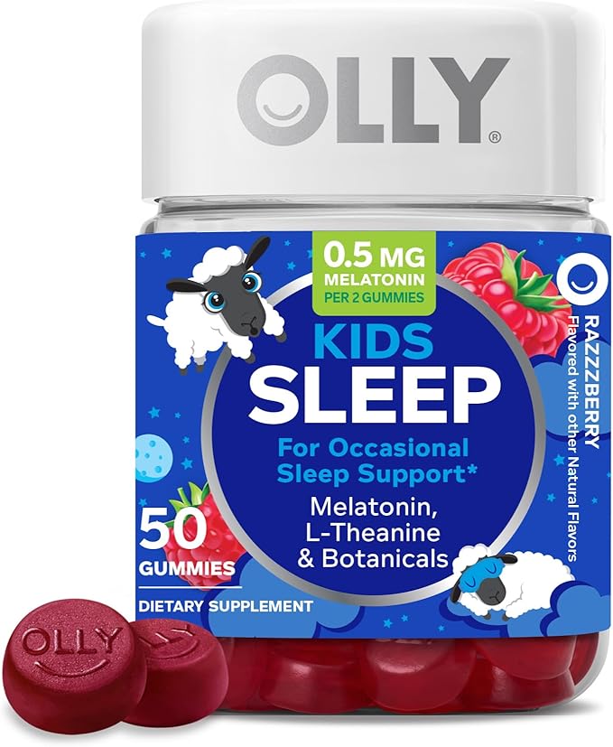 OLLY Kids Multivitamin + Probiotic and Sleep Gummies 120 and 50 Count