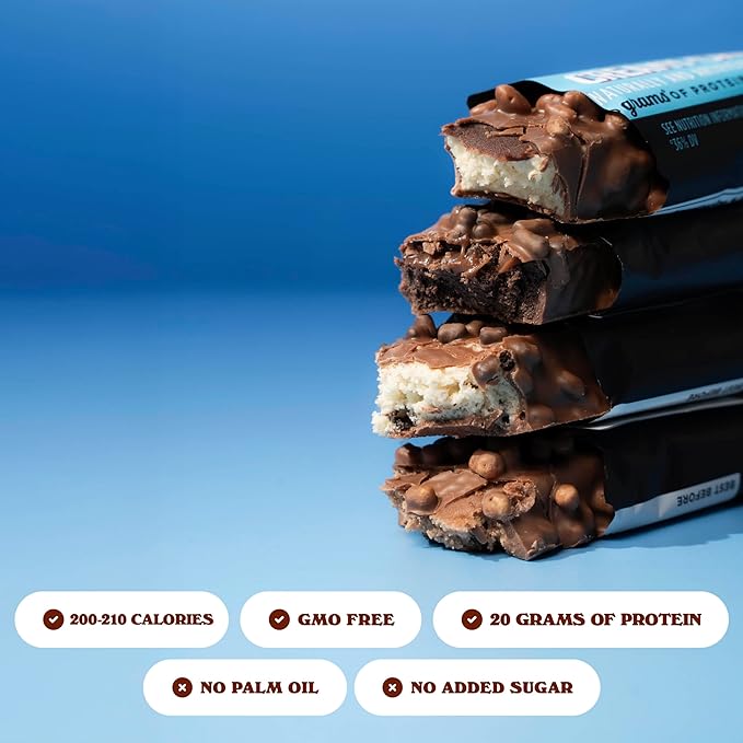 Barebells Protein Bars People's Choice Variety Pack – 12 Bars Nutritious Snacks with 20g of High Protein - Chocolate Treat with 1g of Total Sugars - Perfect on The Go Breakfast Bars