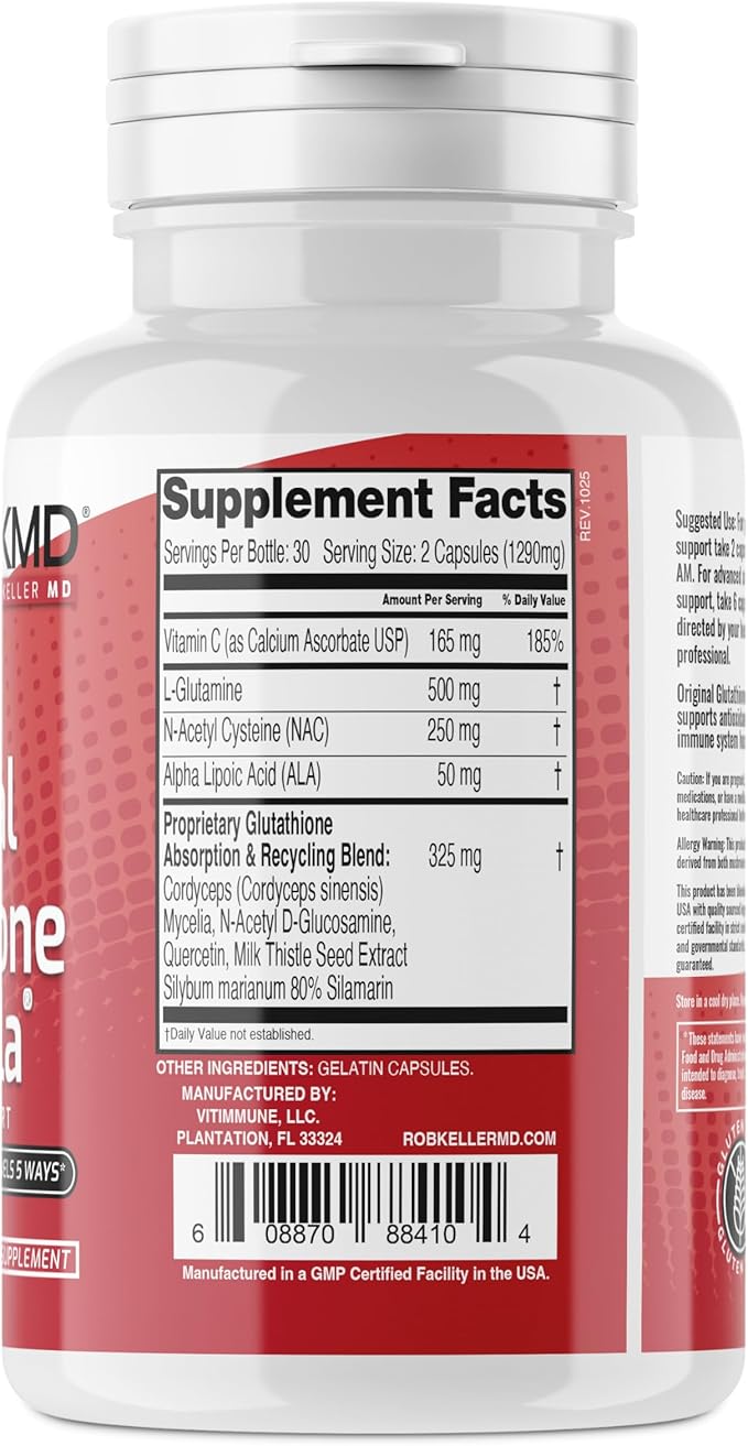 Rob Keller MD Original Glutathione Formula Essential Support