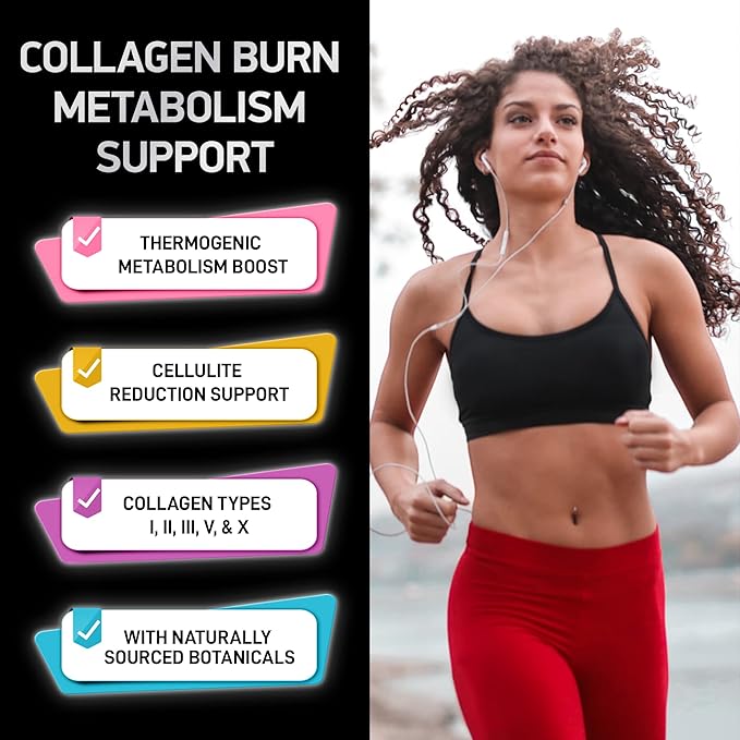 Thermogenic Multi Collagen Burn and Bariatric Multivitamin with Iron - General Wellness Bundle