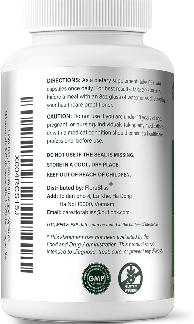 FloraBliss Rhodiola Rosea with Ashwagandha KSM-66 L-Theanine Holy Basil &amp BioPerine - 90 High Potency Vegan Capsules - 45-Day Supply - No Artificial Additives