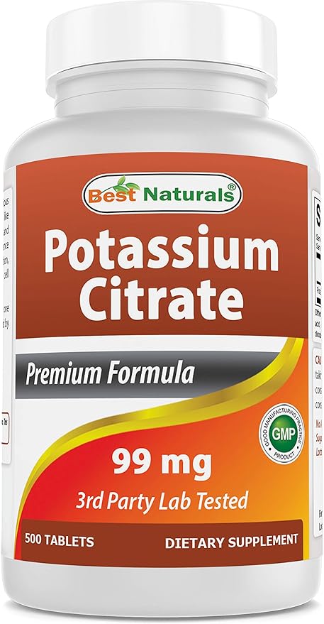 Best Naturals Calcium Magnesium with Vitamin D3 1500mg &amp Potassium Citrate 99mg