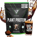 VEDGE Vegan Protein Powder - Plant Protein Powder with Pea Pumpkin &amp Sunflower - USDA Organic Amino Acids Dairy Free Gluten Free Soy Free Keto Non GMO - Cold Brew Latte - 20 Servings