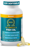Macuhealth Omega 3 Fish Oil - 1100mg DHA 1100mg EPA Eye &amp Brain Health Supplement Triglyceride Formula 120 Softgels