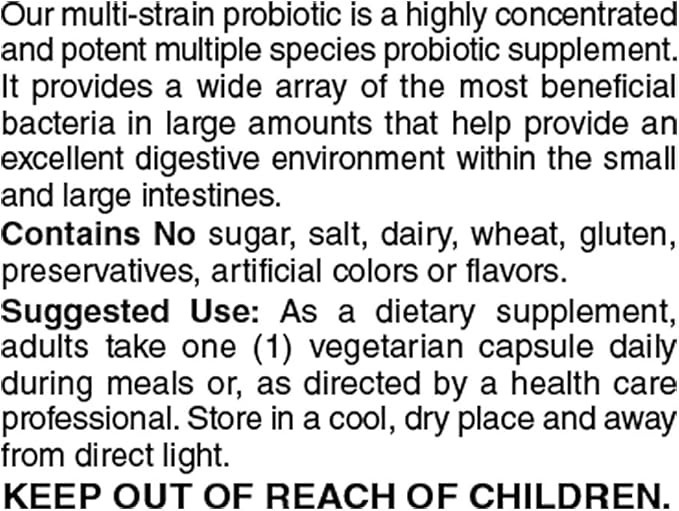 Holly Hill Health Foods Suprema Dophilus 240 Vegetarian Capsules