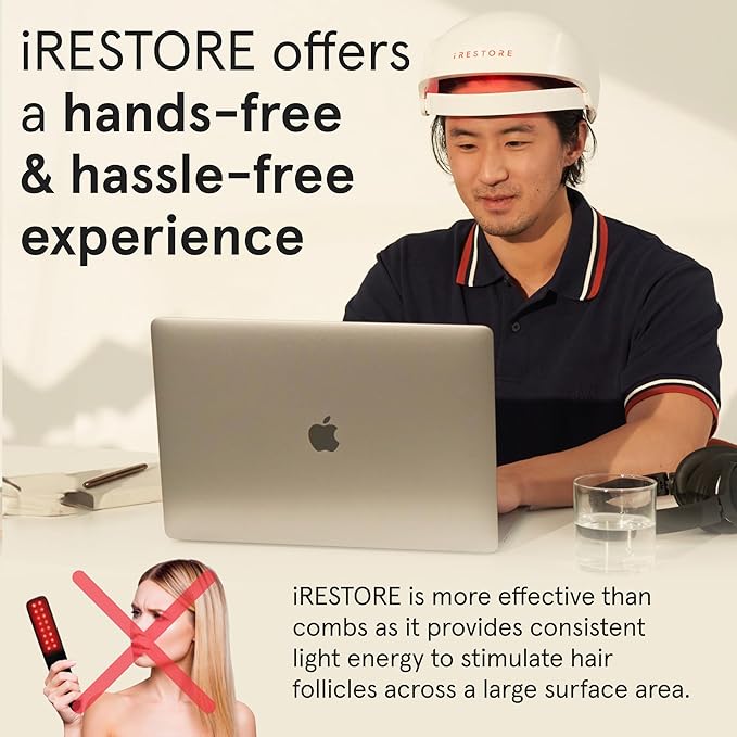 iRestore Stronger Strands Bundle: Biotin Gummies + Essential Hair Device