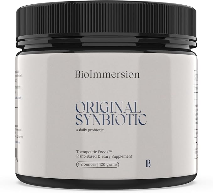 Original Synbiotic Formula - Probiotic Blend &amp Organic Inulin Prebiotics - Supports Gut Balance Digestive Wellness &amp Microbiome Diversity - Daily Microbiome Support - Vegan Clean Label 120g