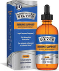Sovereign Silver Immune Support - Colloidal Silver Bio-Active Silver Hydrosol 10 ppm Liquid Dropper 4 Fl Oz (118 mL)