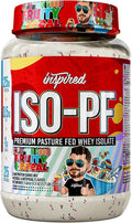Inspired Nutraceuticals ISO-PF Grass Fed Whey Protein Isolate Free from Hormones GMOs and Antibiotics - Fruity Cereal (27.5 Ounces)