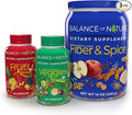 Balance of Nature Whole Health System - Whole Food Fruits &amp Veggies and Fiber &amp Spice Supplements - 30 Servings Each