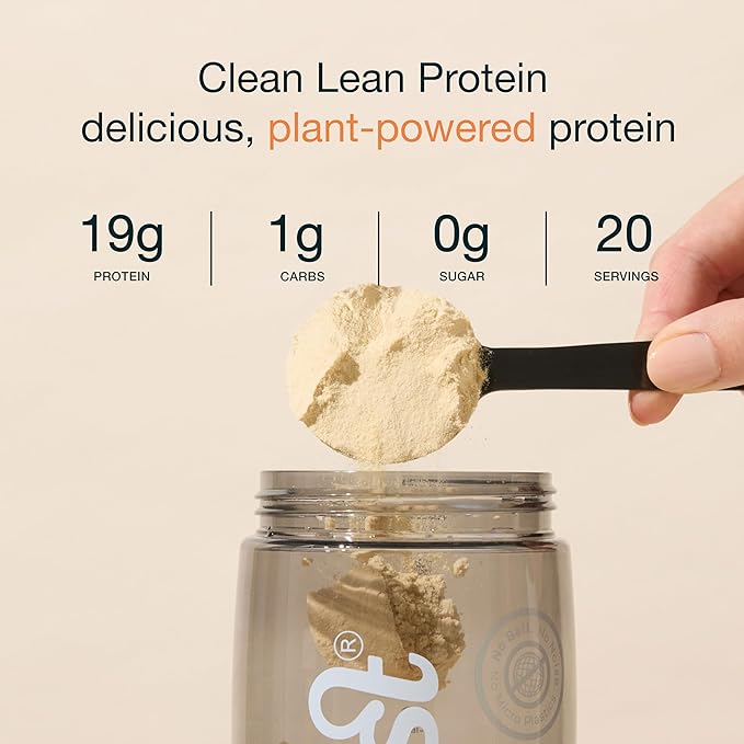 Nuzest - Pea Protein Powder - Clean Lean Protein Premium Vegan Plant Based Protein Powder Dairy Free Gluten Free GMO Free Protein Shake Chocolate Peanut Butter 20 Servings 1.1 lb