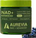 Aurevia NAD Advanced Supplement Aurevia NAD+ Advanced 500mg Liposomal for Energy &amp Cellular Health - Women &amp Men 60 Capsules (1pcs)