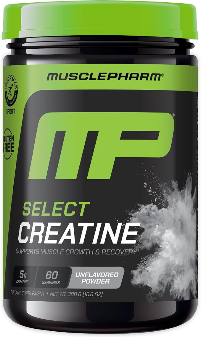 MusclePharm Combat Protein Powder Vanilla Flavor &amp Creatine Monohydrate Powder for Pre Workout Muscle Builder &amp Post Workout Muscle Recovery
