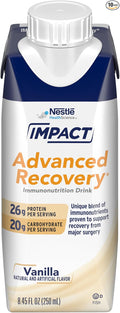 Nestle Impact Advanced Recovery Immunonutrition Drink Vanilla 8.45 oz Carton 10 Ct