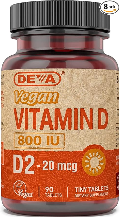 Deva Vegan Vitamins Vitamin D 800Iu Vegan 90 Tab8