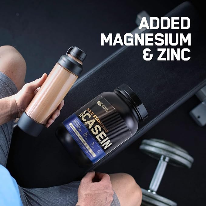 Optimum Nutrition Casein Powder Chocolate Peanut Butter 4 Pound