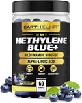 3-in-1 Methylene Blue Gummies – Methylene Blue Pharmaceutical Grade w/Alpha Lipoic Acid (ALA) &amp NAD Supplement for Energy Cognitive &amp Cellular Support – 2 Month Supply &amp 3rd Party Tested