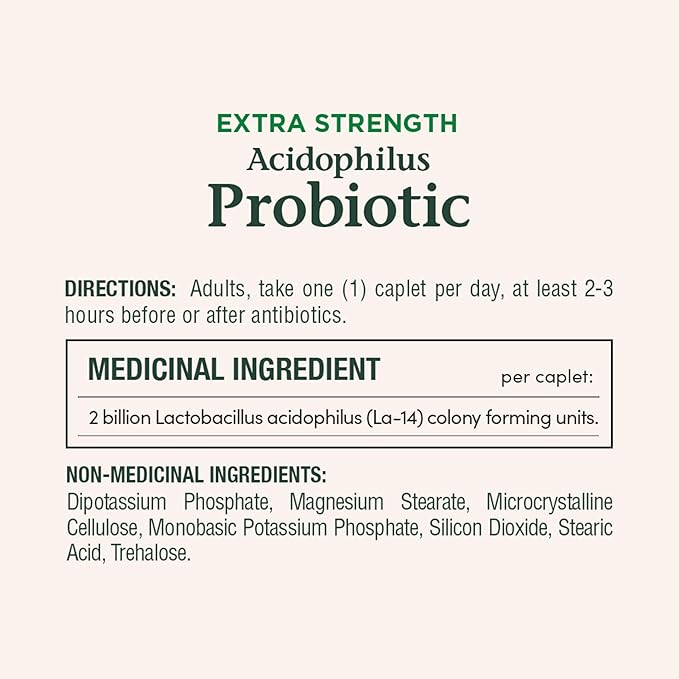 Nature's Bounty Acidophilus Probiotic 2 Billion 150 caplets