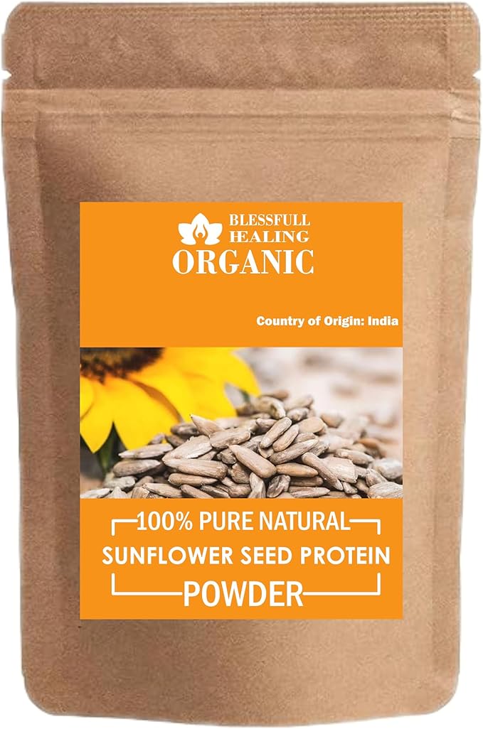 Organic 100% Pure Natural Sunflower Seed Protein Powder | 300 Gram / 10.58 oz