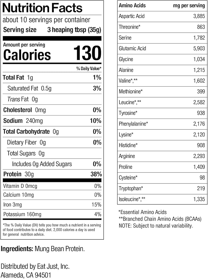 Eat Just One Protein Powder 12 OZ