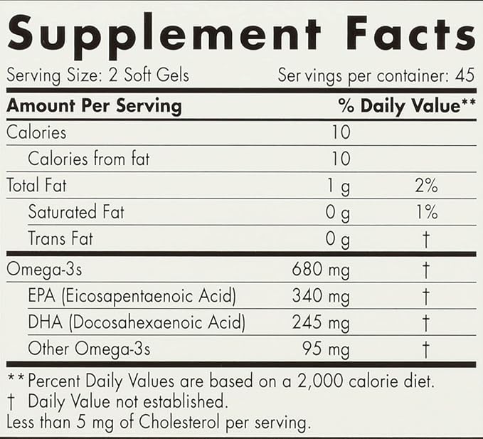 NORDIC NATURALS Junior Ultimate Omega Chewable Softgels 680 Mg 90 CT