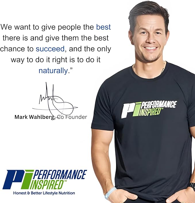 Performance Inspired Nutrition WHEY Protein Powder - All Natural - 25G - Contains BCAAs - Digestive Enzymes - Fiber Packed - Decadent Natural Chocolate – 2 Pounds