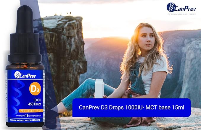 CanPrev D3 Drops 1000iu mct Oil Base 0.5 Ounce