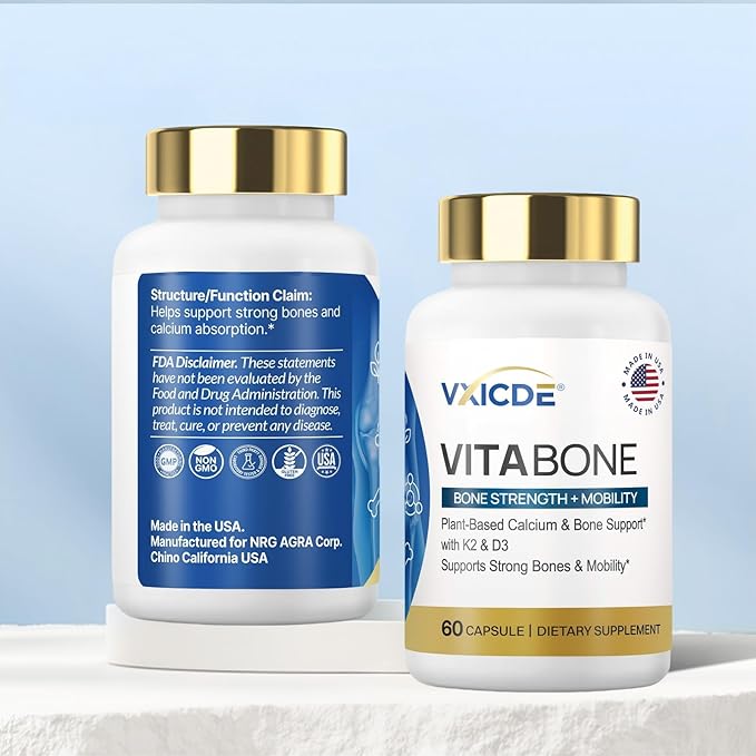Calcium 500 mg with Vitamin D3 | 60 Softgels | Absorbable Calcium Supplement | Non-GMO Gluten Free Calcium Supplement