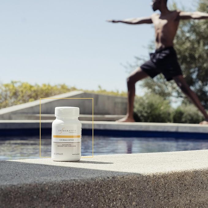 Integrative Therapeutics Curalieve - Curcumin Formula for Antioxidant Support* - High Absorption Curcumin - Vegan Gluten-Free &amp Dairy-Free - 120 Capsules (60 Servings)